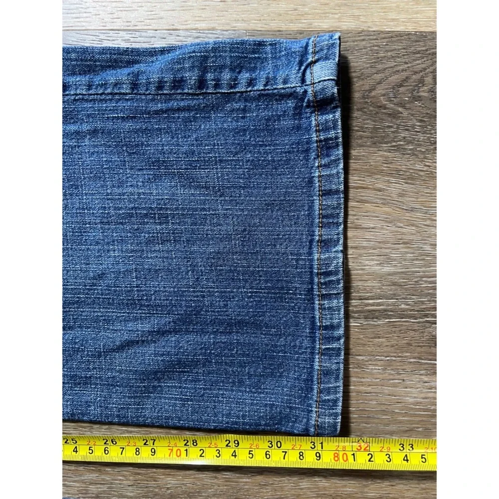 Kenneth Cole Reaction Mens Bootcut Jeans‎ 36x32 Blue Medium Wash Denim
